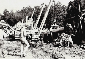 Gruppenfoto;RIV, Anschluss DDR-Abschnitt an SU-Abschnitt, 8/77